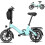 bodywel T16PRO foldable E-Bike with rear rack,Blue 1