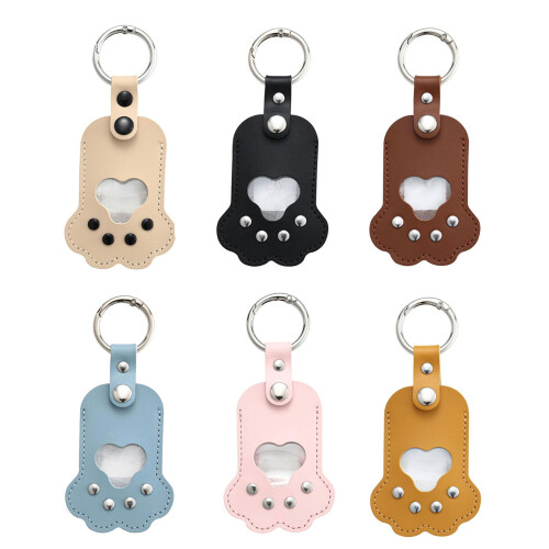 Dog Hair Keepsakes Keychains Memorial Lockets Pet-light blue 1