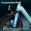 bodywel T16PRO foldable E-Bike with rear rack,Blue 7