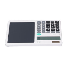 Tablette LCD calculatrice blanche 253x159x16mm 225mAh