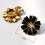 Elegant Nature Concept Round Cufflinks Ideal Accessory-White 5