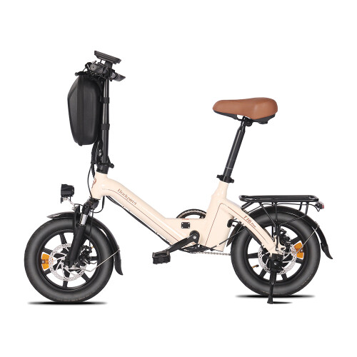 bodywel T16PRO folding EBike with rear rack,apicot 1