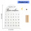 Stijlvolle houten standaard acryl countdowns display voor 3