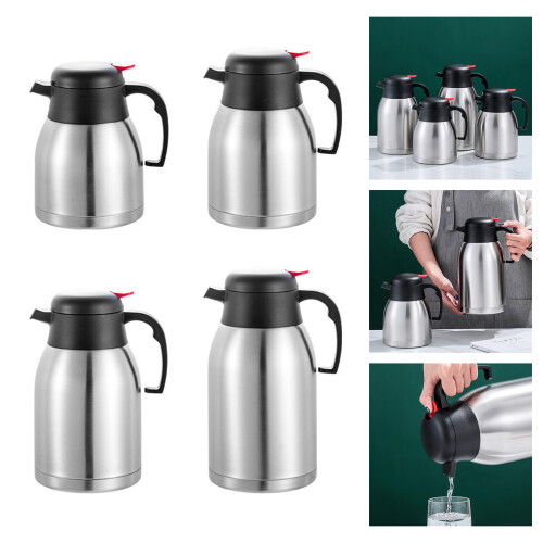 Carafe à café isolée sous vide avec couvercle sécurisé,-2500ML 2