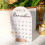 Stijlvolle houten standaard acryl countdowns display voor 5