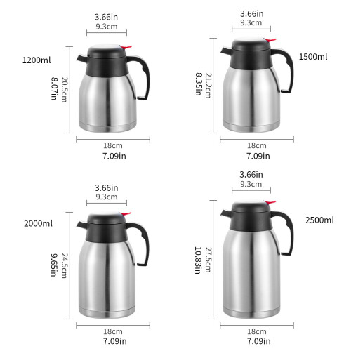 24 Hour Heat Retention Water Container with Double Layer-2500ML 2