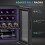 Homcom HOMCOM 16 Bottle Wine Cooler with Adjustable Temperature Control, Black 6