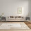 Homcom HOMCOM Bedside Drawers Modern Bedside Cabinet with Drawer and Handle, White 9