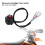 Motorcycle Handlebar Switch  for Horn & Light 125-520cc Capacity 9