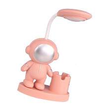 Spaceman Look faltbare Schreibtischlampe 260.00g rosa USB