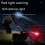 LED Headlamp Motion Sensor Headlight USB Rechargeable 3 Light Source Fishing Lantern   Emergency Flashlight 7
