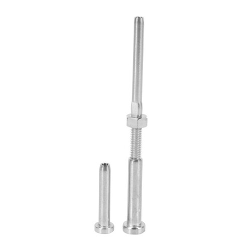 Stemball Swage and Invisible Hex  Threaded Stud Tension End Fitting Terminal Combination Pack, 30 Pairs 1