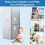Refrigerator Lock Combination 2 Pack Refrigerator Lock for Children Adhesive Freezer Lock Child Safe Refrigerator Lock 2