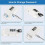 Refrigerator Lock Combination 2 Pack Refrigerator Lock for Children Adhesive Freezer Lock Child Safe Refrigerator Lock 4