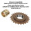 Ensemble d'adaptateurs pour roue libre professionnel 24 dents, fer de 24 mm 4