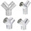 Oxidation Resistant 4 Unit Y Shaped Air Duct Link For Laundry-M 2