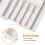 Cutlery Drawer Organiser, Expandable Utensil Tray for Kitchen, Adjustable Silverware and Flatware Holder White 3