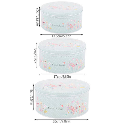 Boîte en fer blanc élégante sur le thème de pâques, pour la 2