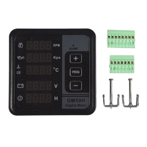 5X GM50H Engine Multi Function Digital Meter Generator Monitor 2