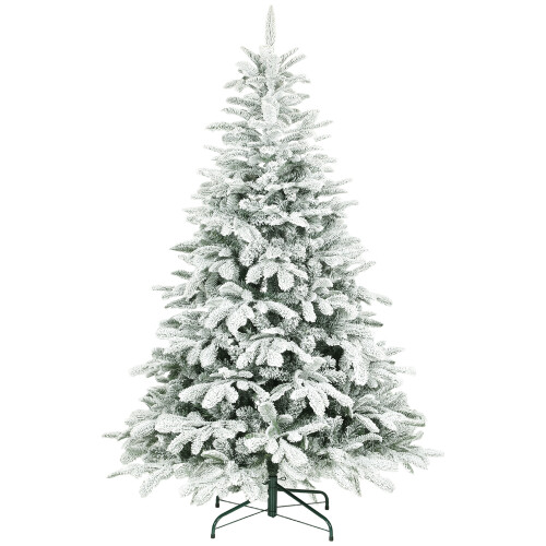 Homcom HOMCOM 6 ft Artificial Christmas Tree with 1182 Branches, Hinged Xmas Tree 1