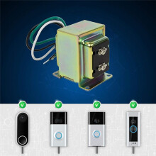 Trasformatore per Campanello 30TR, 16 V 30 V, Compatibile con Ring Video Doorbell Pro