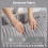 Homcom HOMCOM 2 Seater Sofa Bed, Click Clack Pull Out Bed Settee, Light Grey 6