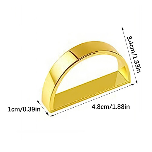 4Pcs Strong D Shape Napkin Holders Metal Construction For 2