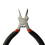 Double Tip Steel Flat Nose Pliers Precisions Crafting Tool With 6