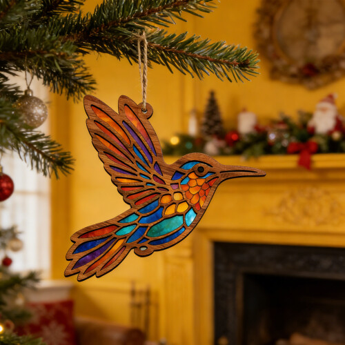 Attrape-soleil en forme de colibri, décorations de panneau de 2