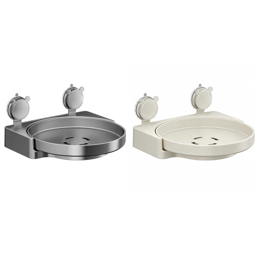 Space Saving Rotating Organizers Tray Strong-Milky white 1