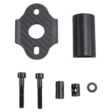Carbon Fiber Bicycle Seatpost Top Cap with Screw for F12 Seatpost Clamps Carbon Top Cover Stem Cover Black