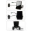 Electric Bicycle Color Display KT TF02S 24V 36V 48V Intelligent Control Panel Display Ebike Kit Waterproof Plug 4
