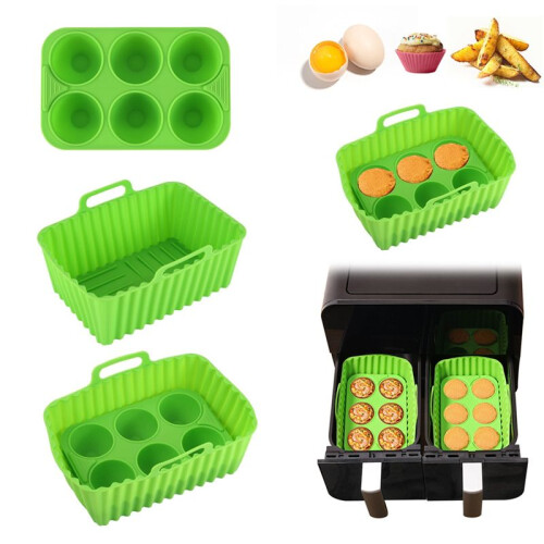 Silicone Baking Tray Set Baking Tool Rectangular Multi-Purpose Cake Jelly Pudding Silicone Tray Mold A 2