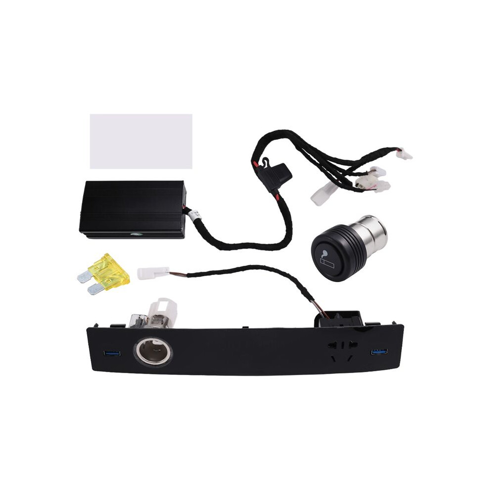Car Rear Sear Multifuction Usb Socket Port Voltmeter Charger Rocker For Land 200 Lc200 2008-2015 Light 6034203263072