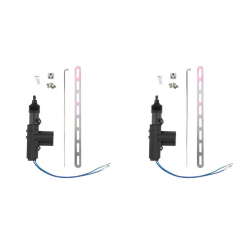 2 Wire Universal Car Electric Remote Central Door Lock Actuator Auto Heavy-Duty 12V Power Locking System Single Type Kit