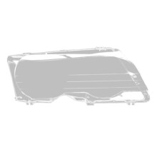 Car Front Headlight Cover Lampshades Lamp Shell Headlights Lens Cover for 3 Series E46 Two-Door 1998-2001 Left