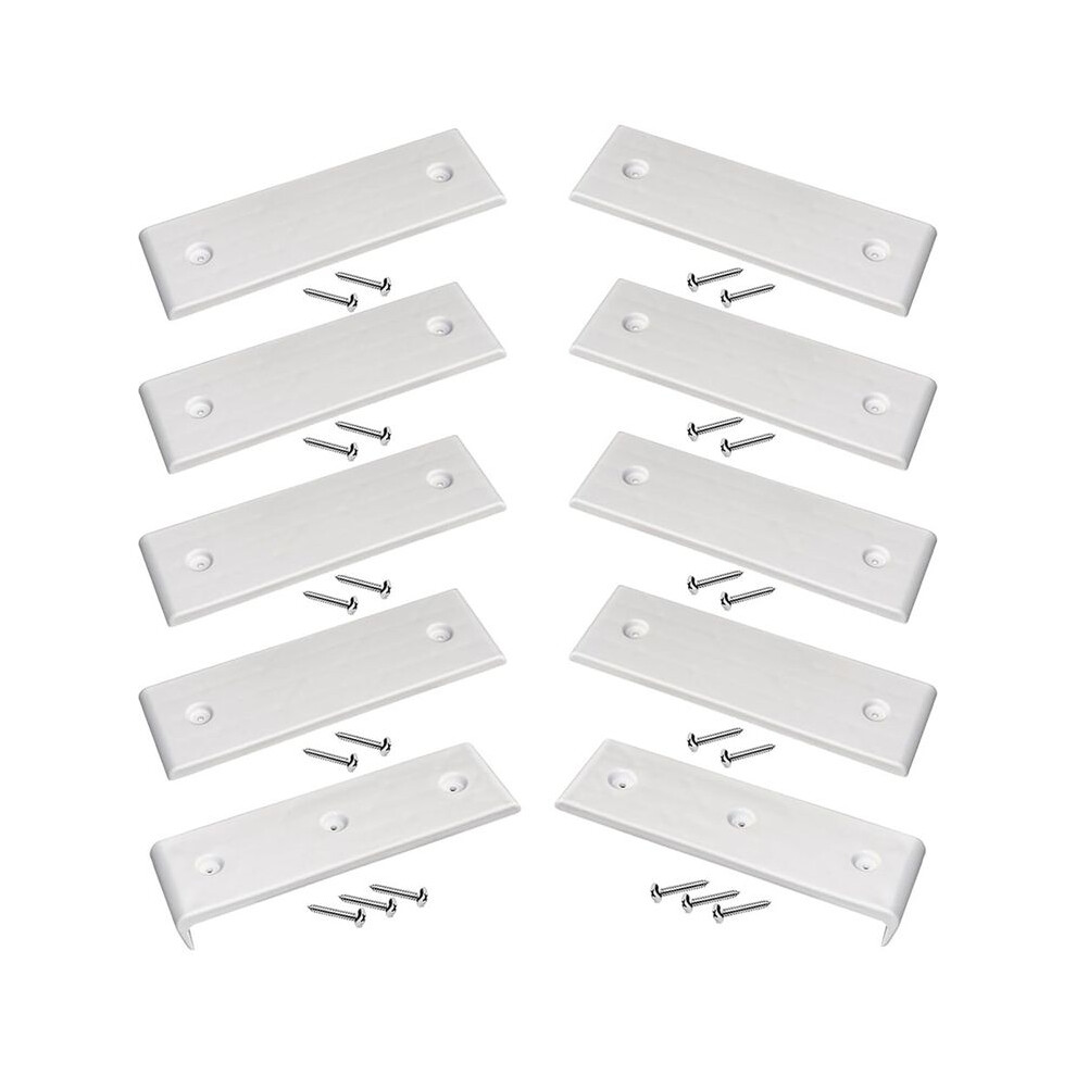 Boat Trailer Bunk Slide Pads And Enders For Easier Launching & Loading, 3X10inch Boat Trailer Bunk Slicks White 4711090556549