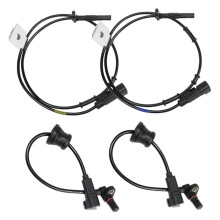 4 Pcs ABS Wheel Speed Sensor 520811372 20711372 20811371 20711371 for  Terrain 2.4L 3.6L 2010-2017