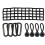 Pickup Truck Tailgate Net Trunk Screen Net Interior Isolation Fixed Luggage Barrier Net for     Ram 1