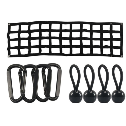 Pickup Truck Tailgate Net Trunk Screen Net Interior Isolation Fixed Luggage Barrier Net for     Ram