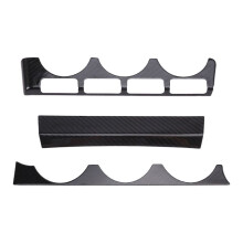 For BRZ/ GR86 Carbon Fiber Car Center Console CD Air Conditional Panel Trim Sticker Interior Accessories