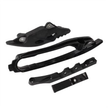 4 Stück Motorrad-Kettenführungsschutz, Riemenscheibe und Schlauchklemme für SX SXF XC XCF XCW XCFW XWF EXC für GASGAS