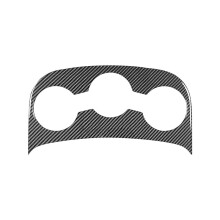 Carbon Fiber Front Cup Holder Cover Trim Sticker for Ram 1500 2013-2018 Interior Accessories