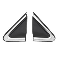 Car Side Mirror Corner Triangle Garnish Panel Window Triangle Plate 96318-3RA0A 96319-3RA0A for Sylphy 2012-2018