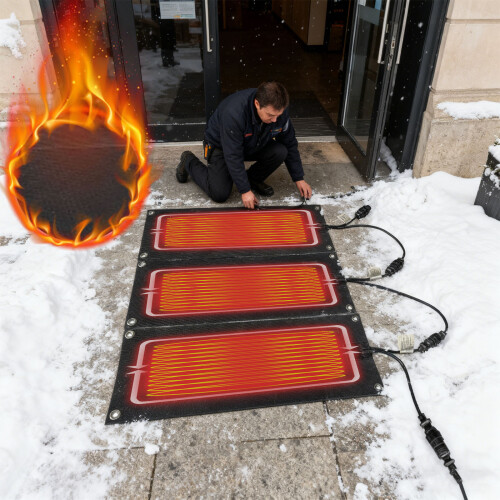 Energie-efficiënte sneeuwsmeltstructuur 30x90 centimeter 220V-1 2