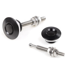 2Pcs Car Hood Bonnet Lock 30mm Universal Hood Lock Anti Theft Engine Hood Lock 53mm Thread Rod