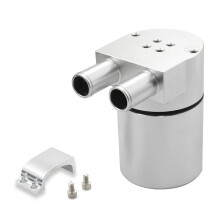 Car Oil Tank Oil Pot Breathable Pot for N54 335i E90 E91 E92 2006-2012 Car Modified Parts Silver