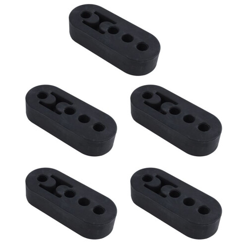 5X Universal Black Rubber Car Exhaust Hanger Bushing