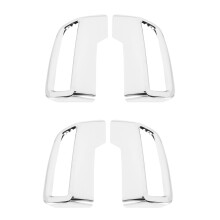 4X for 3008 5008 Allure 2017 - 2019 Exhaust Pipe Tail Cover ABS Rear Exhaust Muffler End Pipe Cover