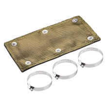 Titanium Pipe Shield 6x12Inch Exhaust Heat Shield, Design Heat Protection to 1350F, Protects Heat Sensitive